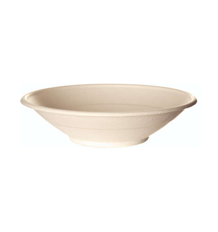 Bol Canne à Sucre Bagasse Noodle Naturel 710ml (50 Utés) Bol Canne à Sucre Bagasse Noodle Naturel 710ml (50 Utés)