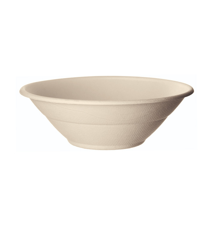 Bol Canne à Sucre Bagasse Noodle Naturel 940ml (400 Utés) Bol Canne à Sucre Bagasse Noodle Naturel 940ml (400 Utés)