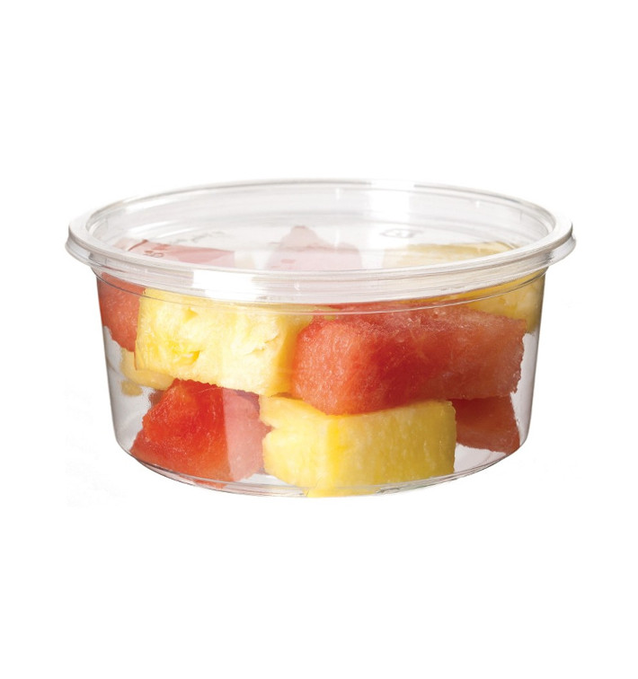 Récipient Compostable PLA Transparent 355ml (50 Utés) Récipient Compostable PLA Transparent 355ml (50 Utés)