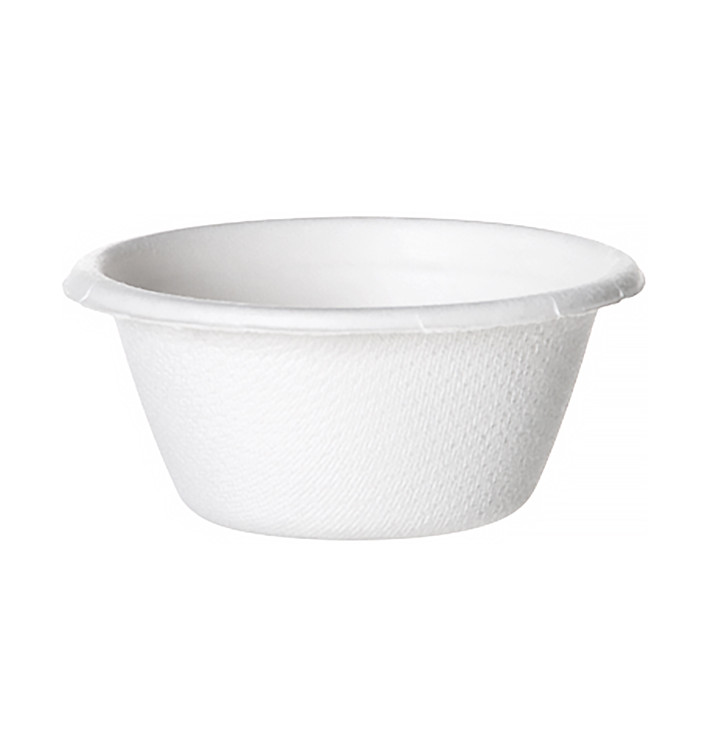 Pot Canne à Sucre Bagasse Blanc 60ml (50 Utés) Pot Canne à Sucre Bagasse Blanc 60ml (50 Utés)
