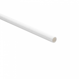 Paille Papier Blanc Emballée Kraft Ø6mm 21cm (6000 Utés)