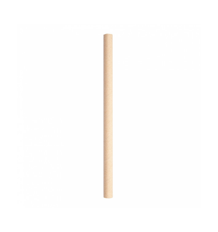 Paille Droite Papier Kraft Granités Ø8mm 14cm (250 Utés) Paille Droite Papier Kraft Granités Ø8mm 14cm (250 Utés)