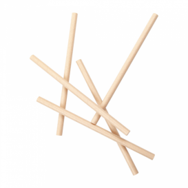 Paille Droite Papier Kraft Granités Ø10mm 21cm (50 Utés)