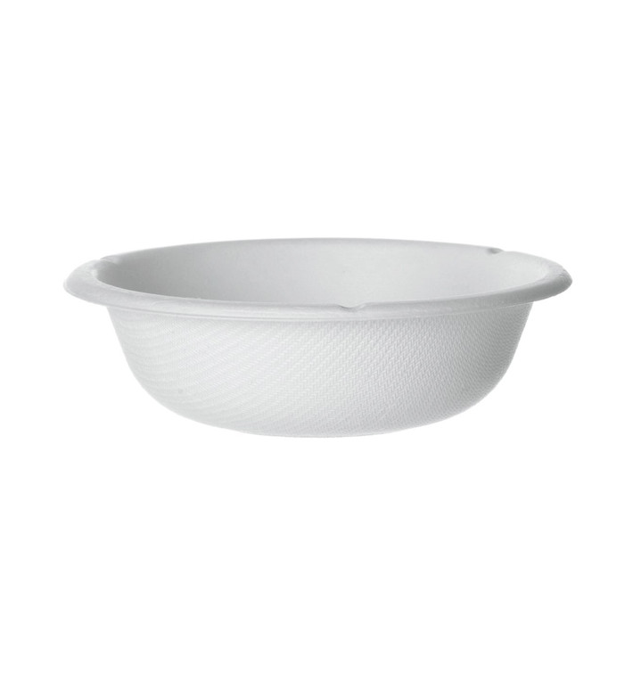 Bol Canne à Sucre Bagasse Blanc 175ml (50 Utés) Bol Canne à Sucre Bagasse Blanc 175ml (50 Utés)