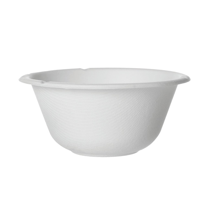 Bol Canne à Sucre Bagasse Blanc 235ml (50 Utés) Bol Canne à Sucre Bagasse Blanc 235ml (50 Utés)