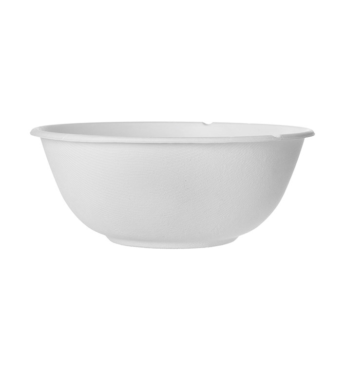 Bol Canne à Sucre Bagasse Blanc 1360ml (50 Utés) Bol Canne à Sucre Bagasse Blanc 1360ml (50 Utés)