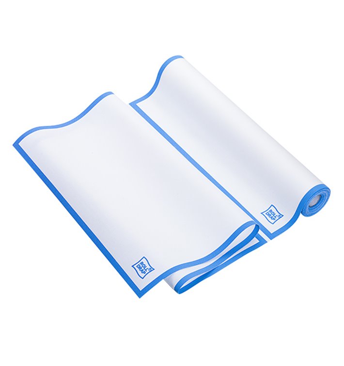 Torchons "Roll Drap" avec Bande Bleue 40x64cm P64cm (10 Utés) Torchons "Roll Drap" avec Bande Bleue 40x64cm P64cm (10 Utés)