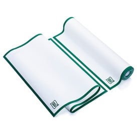 Torchons "Roll Drap" avec Bandes Vertes 40x64cm P64cm (10 Utés)