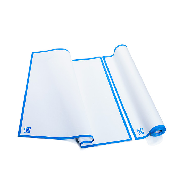 Chiffons "Roll Drap" avec Bande Bleue 52x64cm P64cm (10 Utés) Chiffons "Roll Drap" avec Bande Bleue 52x64cm P64cm (10 Utés)
