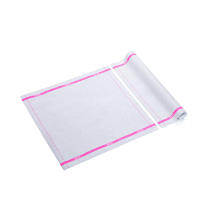 Lavettes "Drytech" avec Bande Magenta 40x40cm P40cm (5 Utés) Lavettes "Drytech" avec Bande Magenta 40x40cm P40cm (5 Utés)