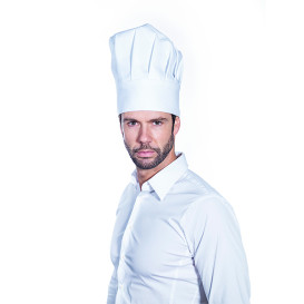 Toque Cuisinier Chef Coton Blanc (1 Unité)