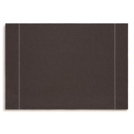 Set de Table "Day Drap" Anthracite 32x45cm (12 Utés)