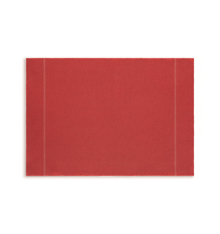 Set de Table "Day Drap" Rouge 32x45cm (72 Utés) Set de Table "Day Drap" Rouge 32x45cm (72 Utés)