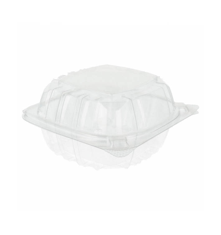 Boîte Couvercle Charnière OPS "Clear Seal" Pour Sandwich 167ml (125 Utés) Boîte Couvercle Charnière OPS "Clear Seal" Pour Sandwich 167ml (125 Utés)
