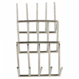 Support pour Hot Dog en Acier 118x51x37mm (12 Utés)