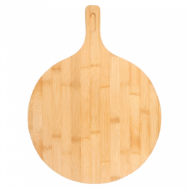 Plateau Rond avec anse en Bambou Ø29x2,5cm (10 Utés)
