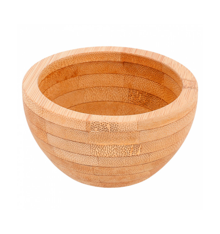 Mini Bol en Bambou Ø8x4,2cm (1 Uté) Mini Bol en Bambou Ø8x4,2cm (1 Uté)