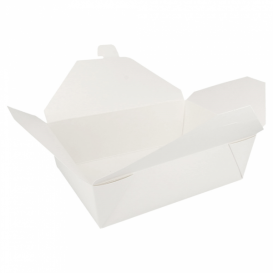 Boîte Carton Américaine Blanc 19,7x14x6,4cm 1980ml (50 Utés)