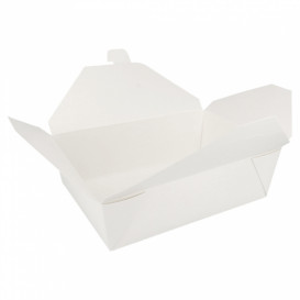 Boîte Carton Américaine Blanc 19,7x14x6,4cm 1980ml (200 Utés)