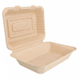 Boîte Canne à Sucre Naturel 165x225x64mm 1000ml (50 Utés)