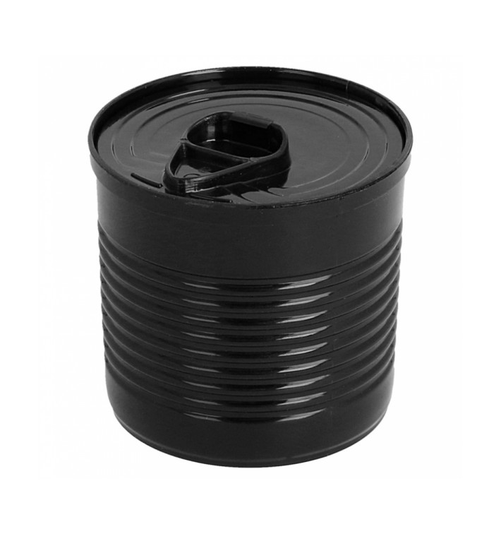 Boîte de Conserve Noire PS 110ml Ø6x5,7cm (25 Utés)
