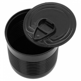 Boîte de Conserve Noire PS 110ml Ø6x5,7cm (25 Utés)
