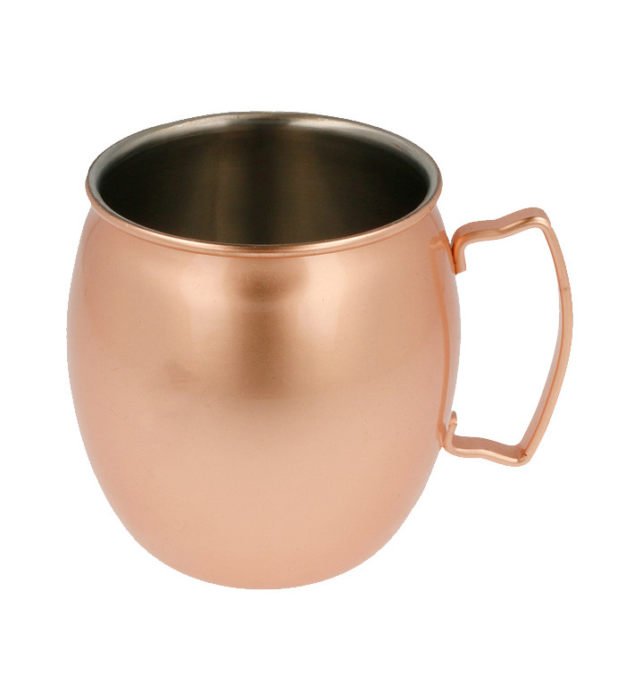 Mini Carafe en Acier Inox. Cuivre 540ml Ø8,6x10cm (1 Uté) Mini Carafe en Acier Inox. Cuivre 540ml Ø8,6x10cm (1 Uté)