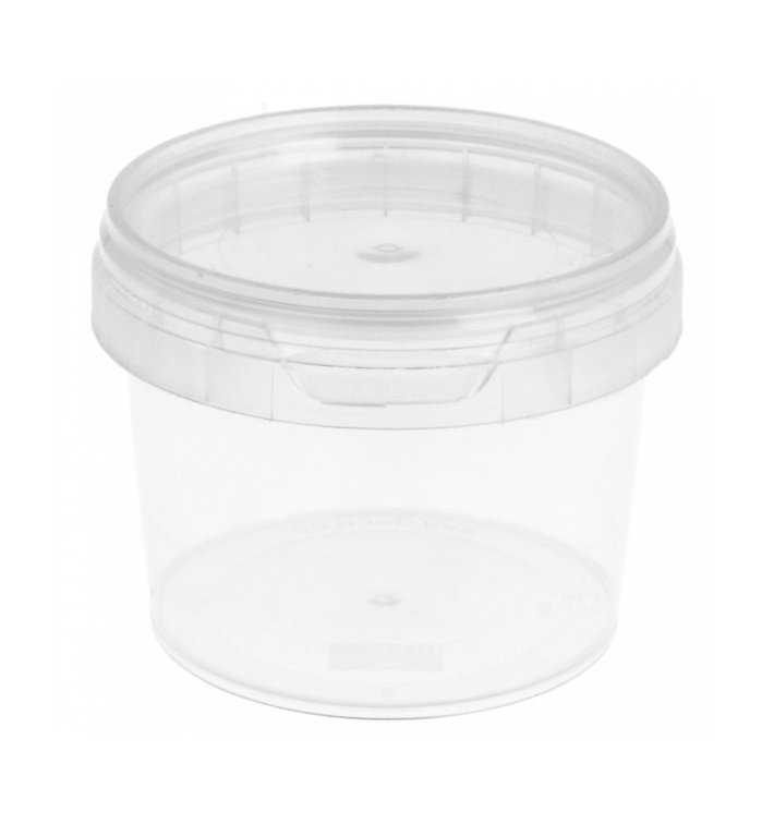 Récipient avec Couvercle Inviolable 120ml Ø6,9cm (1000 Utés) Récipient avec Couvercle Inviolable 120ml Ø6,9cm (1000 Utés)