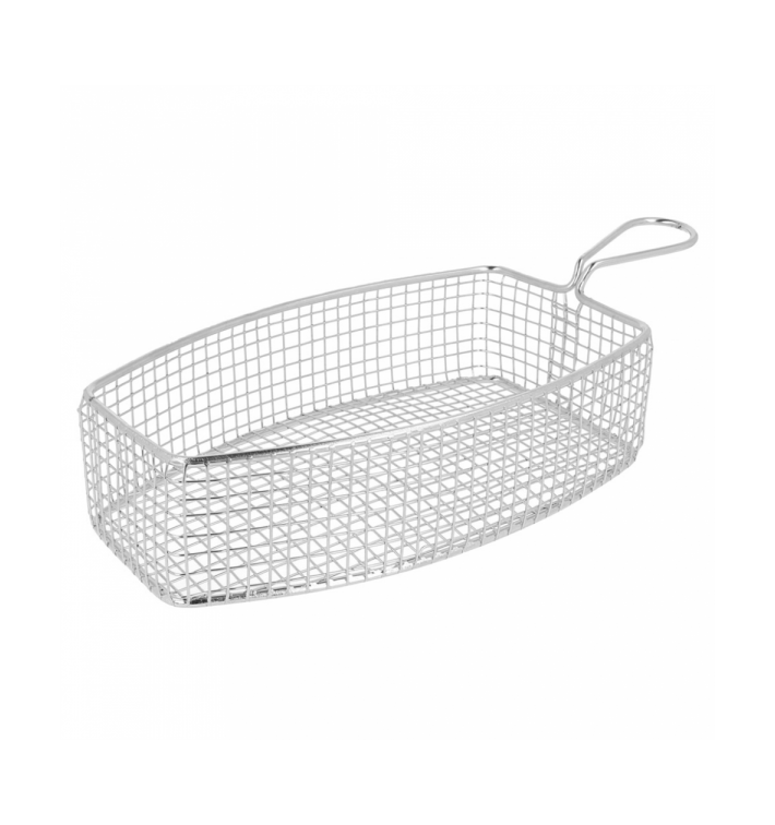 Mini friteuse de Présentation en Acier 23x13x6cm (6 Unités) Mini friteuse de Présentation en Acier 23x13x6cm (6 Unités)