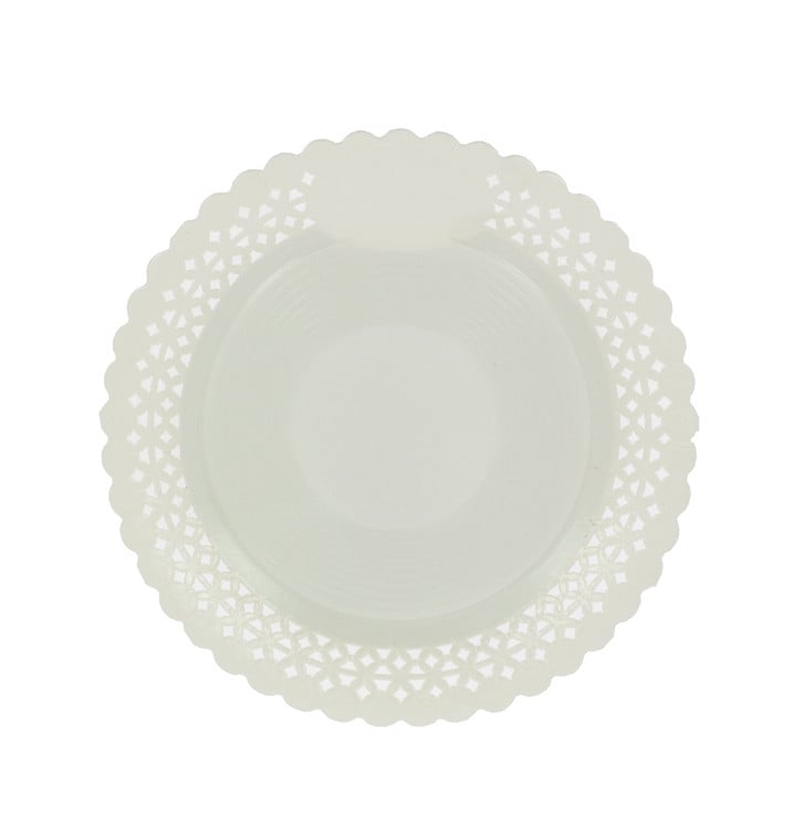Assiette en Carton Ronde Dentelle Blanc 28 cm (100 Utés) Assiette en Carton Ronde Dentelle Blanc 28 cm (100 Utés)
