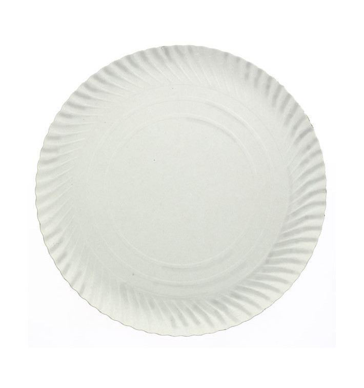 Assiette en Carton Ronde Blanc 100 mm 450g/m2 (2.000 Unités) Assiette en Carton Ronde Blanc 100 mm 450g/m2 (2.000 Unités)