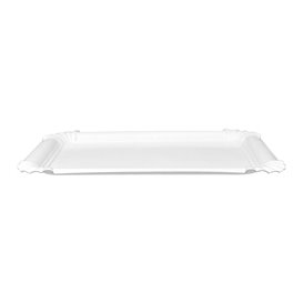 Plat rectangulaire en Carton Blanc 18x24 cm (800 Utés)