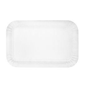 Plat rectangulaire en Carton Blanc 12x19 cm (1500 Utés)