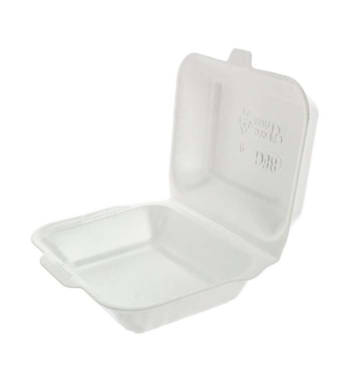 Boîte en FOAM LunchBOX Blanc 185x155x70mm (125 Unités) Boîte en FOAM LunchBOX Blanc 185x155x70mm (125 Unités)