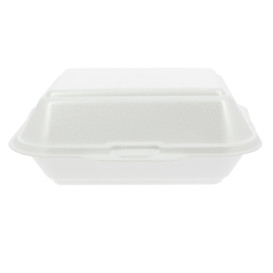 Boîte en FOAM LunchBOX Blanc 185x155x70mm (125 Unités)