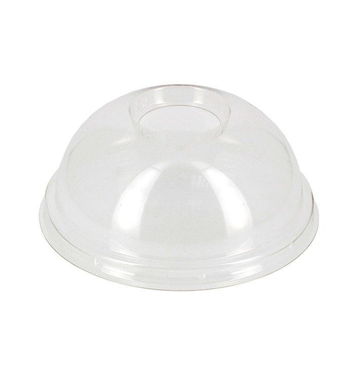 Dôme PET avec passage Gobelet PET et PLA Ø9,5cm (100 Unités) Dôme PET avec passage Gobelet PET et PLA Ø9,5cm (100 Unités)