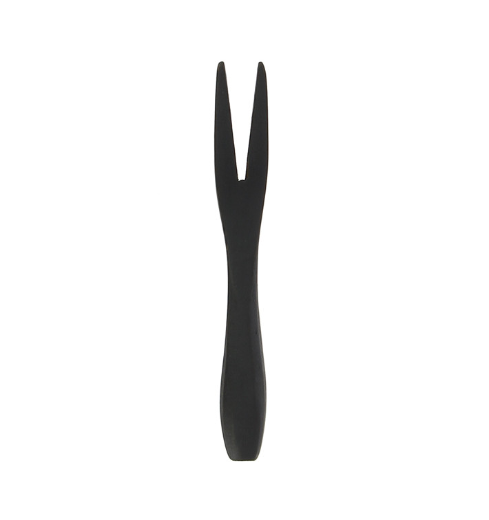 Mini Fourchette Bambou Dégustation Noir 9cm (50 Unités) Mini Fourchette Bambou Dégustation Noir 9cm (50 Unités)