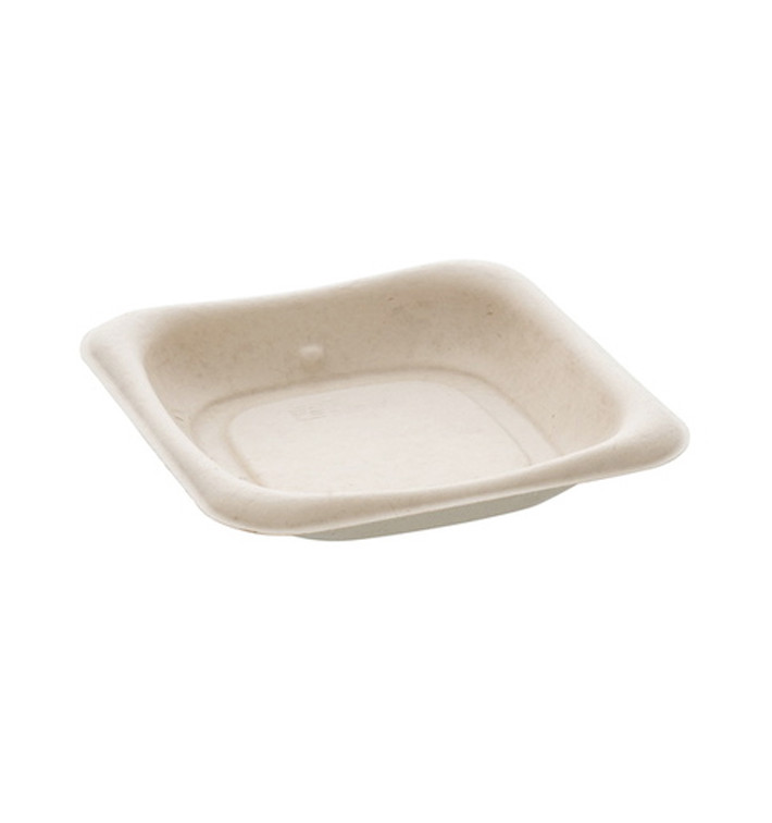Emballage en Canne à Sucre 14x14cm (50 Utés) Emballage en Canne à Sucre 14x14cm (50 Utés)