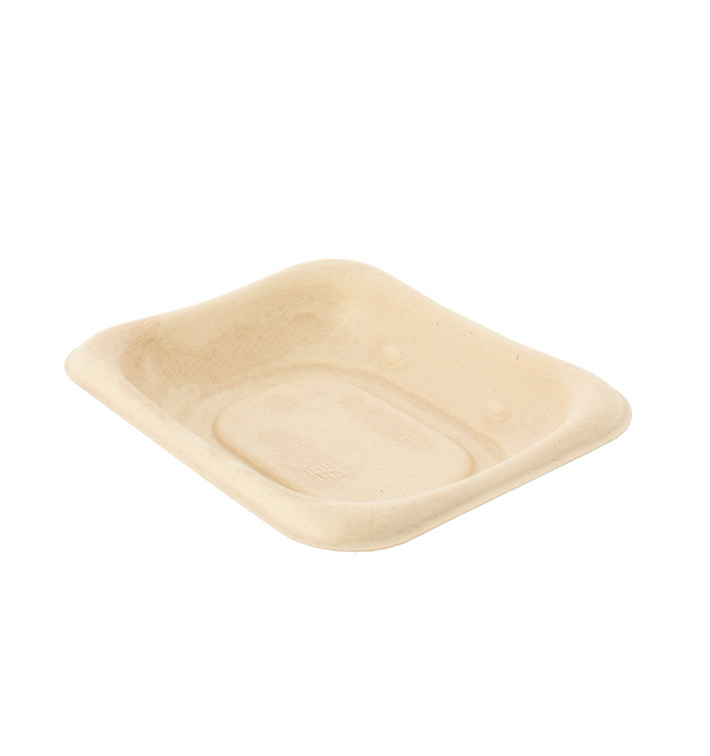 Emballage en Canne à Sucre 14x11cm (50 Utés) Emballage en Canne à Sucre 14x11cm (50 Utés)