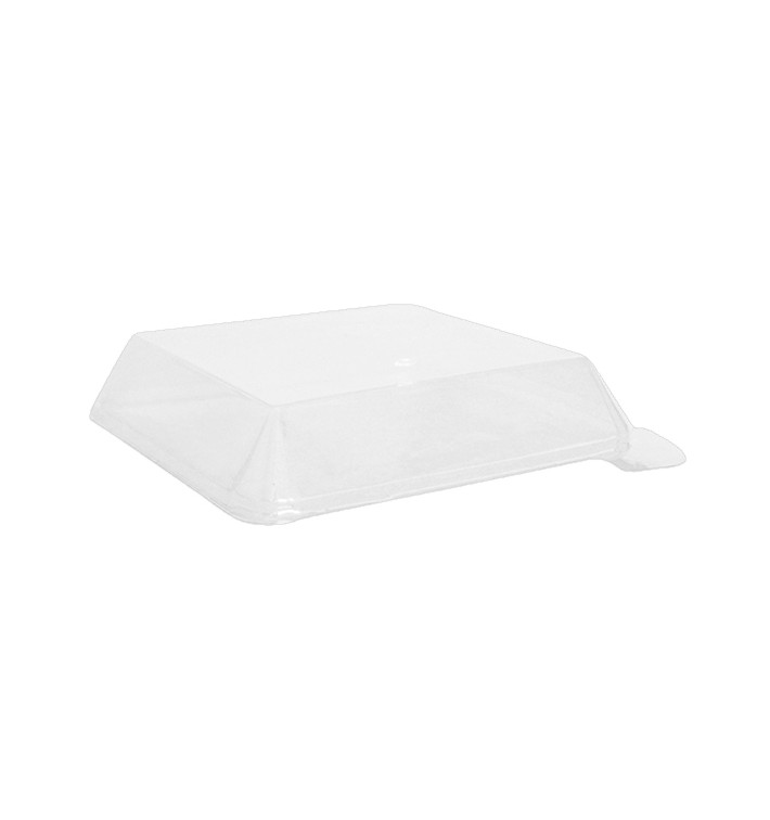 Couvercle Plastique PET Transparent 14,1x14,1cm (500 Unités)