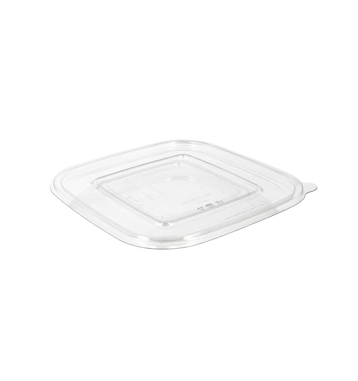 Couvercle Plat pour Bol Plastique PET 120x120mm (100 Utés) Couvercle Plat pour Bol Plastique PET 120x120mm (100 Utés)