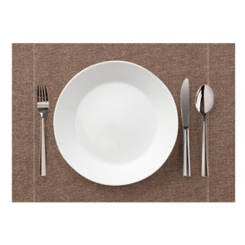 Set de Table "Day Drap" Brun 32x45cm (12 Utés)