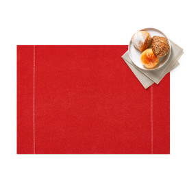 Set de Table "Day Drap" Rouge 32x45cm (72 Utés)