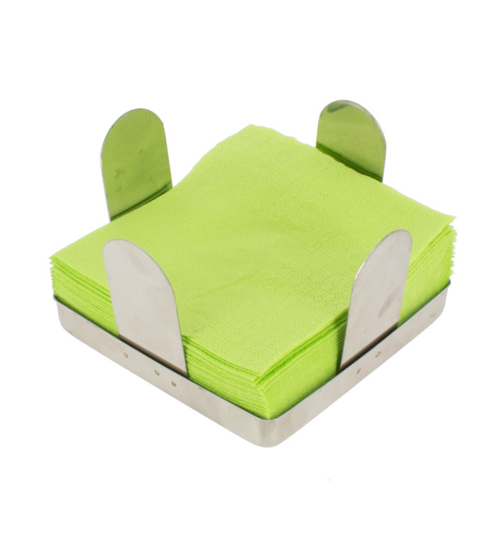 Porte-serviettes Cocktail Acier Inoxydable (10 Unités) Porte-serviettes Cocktail Acier Inoxydable (10 Unités)