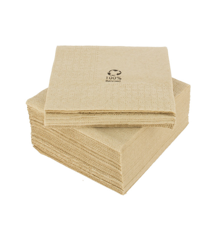 Serviette Cocktail Ecologique 20x20cm (100 Utés) Serviette Cocktail Ecologique 20x20cm (100 Utés)