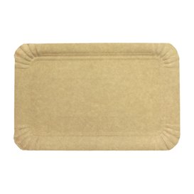 Plat rectangulaire en Carton Kraft 14x21 cm (2000 Unités)