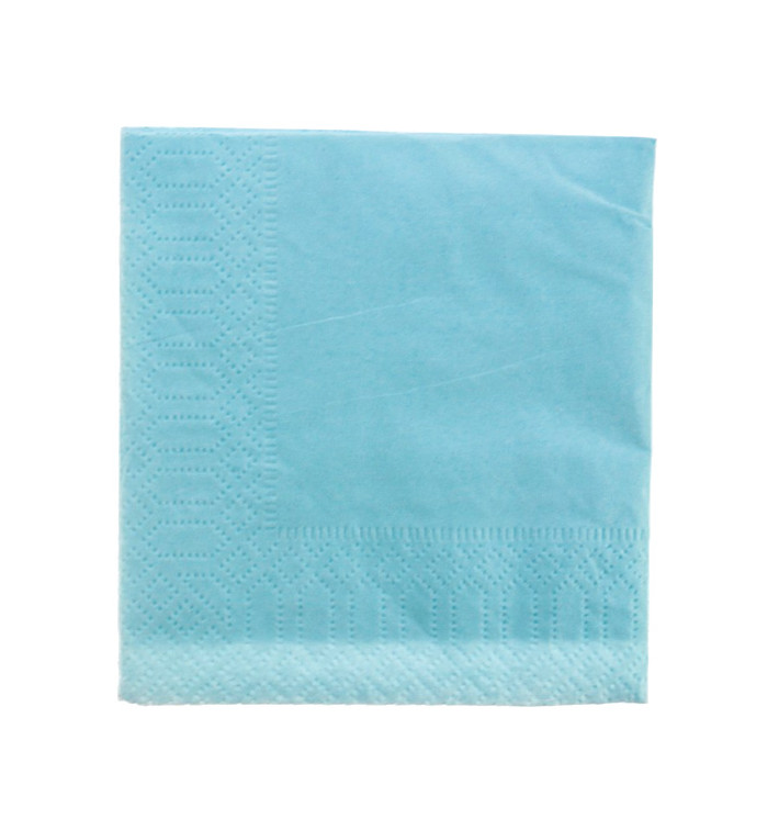 Serviette Papier à Cocktail 20x20cm Celeste (6000 Utés) Serviette Papier à Cocktail 20x20cm Celeste (6000 Utés)