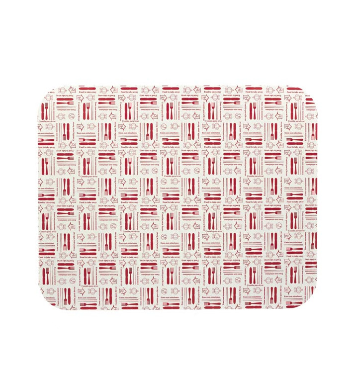 Couvercle Carton Barquette Aluminium 2400ml (400 Unités) Couvercle Carton Barquette Aluminium 2400ml (400 Unités)
