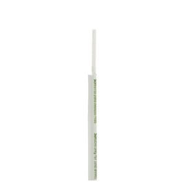 Paille Flexible Emballée PLA Blanc Ø5mm 21cm (250 Utés)