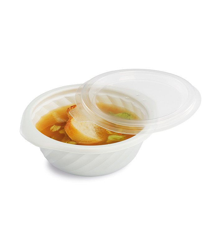 Bol Rond PP Blanc 400ml Ø144mm (600 Utés) Bol Rond PP Blanc 400ml Ø144mm (600 Utés)
